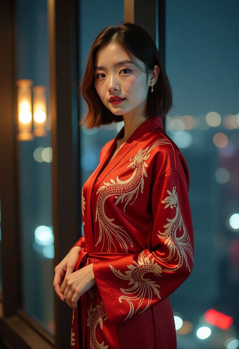 雾港来信，暮色中的港口与旧邮局